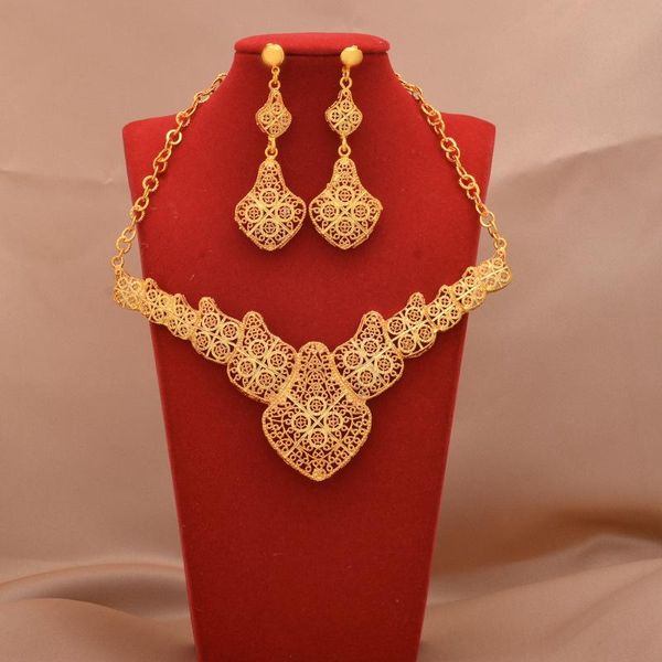 earrings & necklace african dubai ethiopian wedding 24k gold plated filled bridal jewelry sets gifts jewellery ring set, Silver
earrings & necklace african dubai ethiopian wedding 24k gold plated filled bridal jewelry sets gifts jewellery ring set, Silver