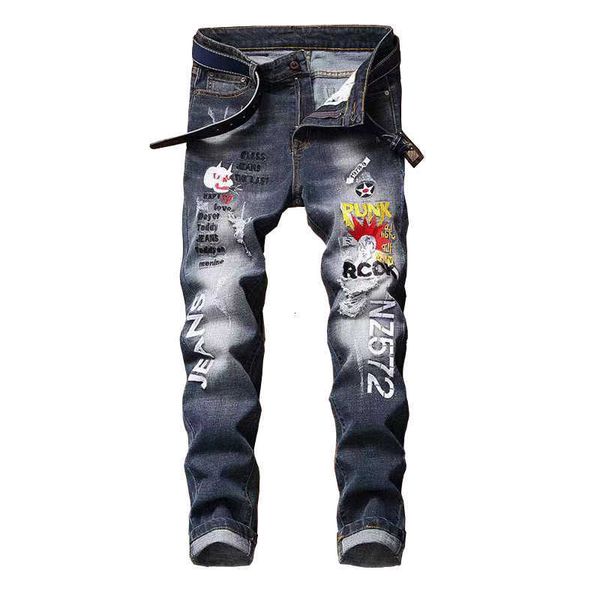men's jeans jean light arrival stoashed full length stripe regular fly embroidery straight mid jean biker men c417 o875, Blue
men's jeans jean light arrival stoashed full length stripe regular fly embroidery straight mid jean biker men c417 o875, Blue