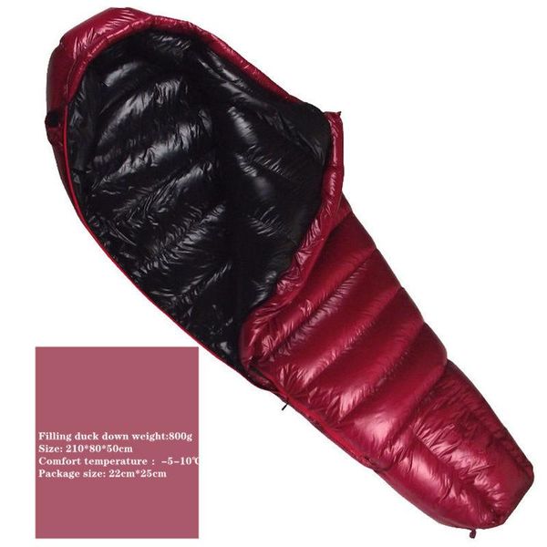 sleeping bags mummy style bag filling duck down 800g for outdoor travel hiking camping equipment
sleeping bags mummy style bag filling duck down 800g for outdoor travel hiking camping equipment