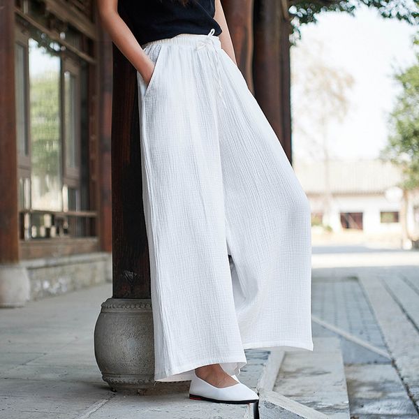 capris spring summer original cotton and linen casual women's clothing pantalone leg pants, Black;white
capris spring summer original cotton and linen casual women's clothing pantalone leg pants, Black;white