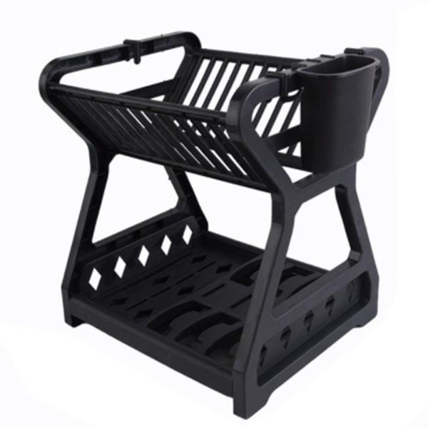 kitchen storage & organization double-layer dish bowl draining rack with chopstick cage household tableware organizer tray
kitchen storage & organization double-layer dish bowl draining rack with chopstick cage household tableware organizer tray