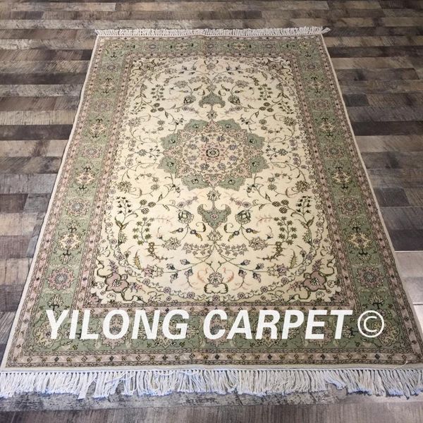 carpets yilong 4'x6' hand knotted wool silk rug green color floral commercial carpet (wy2053s4x6)
carpets yilong 4'x6' hand knotted wool silk rug green color floral commercial carpet (wy2053s4x6)