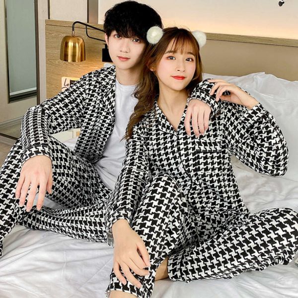 men for houndstooth pajamas plaid lent summer nightwear pyjamas set 3xl casual men's homewear home clothing 2021, Black;brown
men for houndstooth pajamas plaid lent summer nightwear pyjamas set 3xl casual men's homewear home clothing 2021, Black;brown