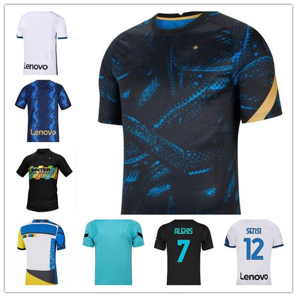 21 22 barella dzeko mens soccer jerseys eriksen skriniar home blue away white 3rd black football shirt brozovic alexis vidal short sleeve, Black;yellow
21 22 barella dzeko mens soccer jerseys eriksen skriniar home blue away white 3rd black football shirt brozovic alexis vidal short sleeve, Black;yellow