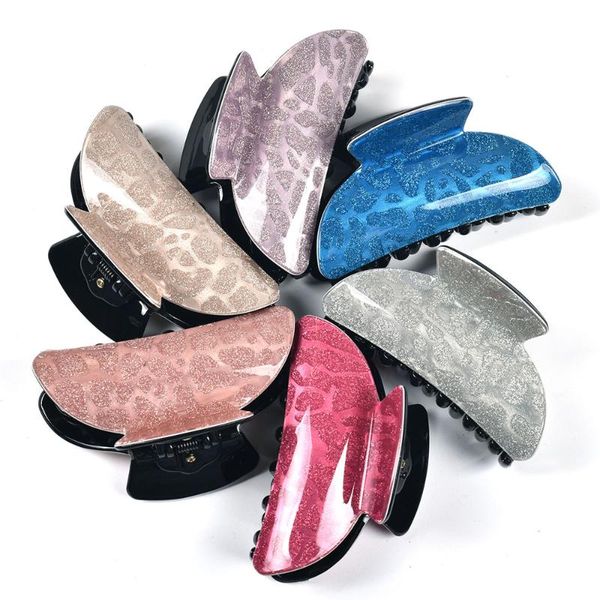 hair accessories 7.5cm glitter irregular geomet pattern for women barrettes hairpins crab acrylic clip 22110
hair accessories 7.5cm glitter irregular geomet pattern for women barrettes hairpins crab acrylic clip 22110