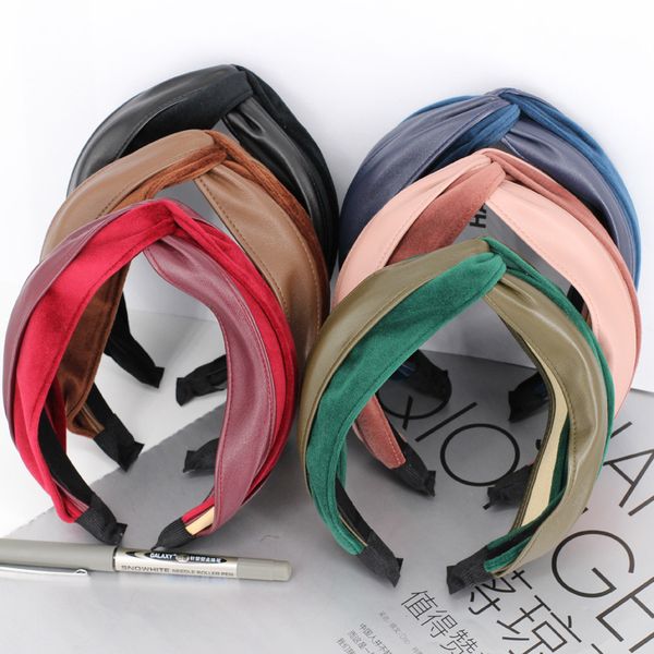 fashion girls hair hoops leather velvet cross hairbands for women vintage headbands wholesale hairs jewelry accessories, Black;brown
fashion girls hair hoops leather velvet cross hairbands for women vintage headbands wholesale hairs jewelry accessories, Black;brown
