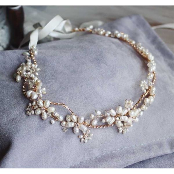 stunning freshwater pearls headband bridal hair vine jewelry gold wedding headwear accessories women 211019, Silver
stunning freshwater pearls headband bridal hair vine jewelry gold wedding headwear accessories women 211019, Silver