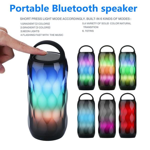 bluetooth speaker portable outdoor loudspeaker wireless stereo music surround support light change color pluggable storage card speakers
bluetooth speaker portable outdoor loudspeaker wireless stereo music surround support light change color pluggable storage card speakers