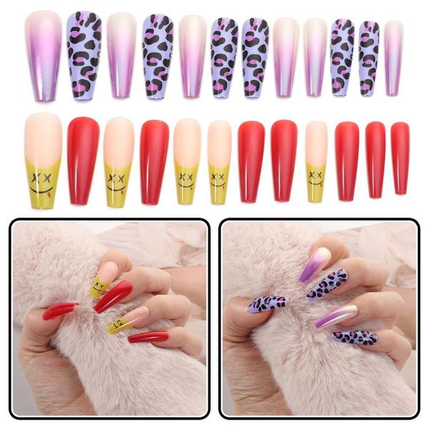false nails jelly gum ballet t-shaped french nail art ballerina leopard fake coffin tip, Red;gold
false nails jelly gum ballet t-shaped french nail art ballerina leopard fake coffin tip, Red;gold