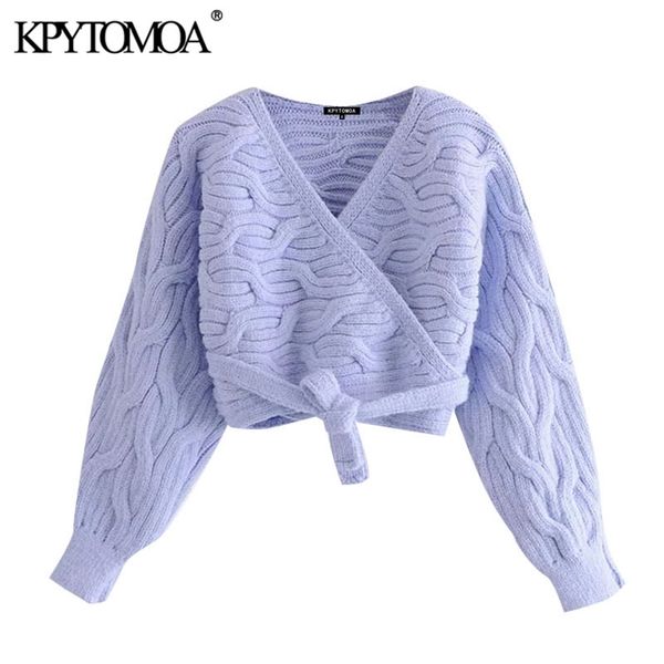 women fashion with bow tied cropped wrap cable-knit cardigan sweater vintage long sleeve female outerwear chic 210420, White;black
women fashion with bow tied cropped wrap cable-knit cardigan sweater vintage long sleeve female outerwear chic 210420, White;black