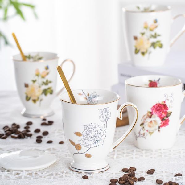mugs exquisite bone china coffee cup household large capacity mug nordic light luxury flower tea creative ceramic water set
mugs exquisite bone china coffee cup household large capacity mug nordic light luxury flower tea creative ceramic water set