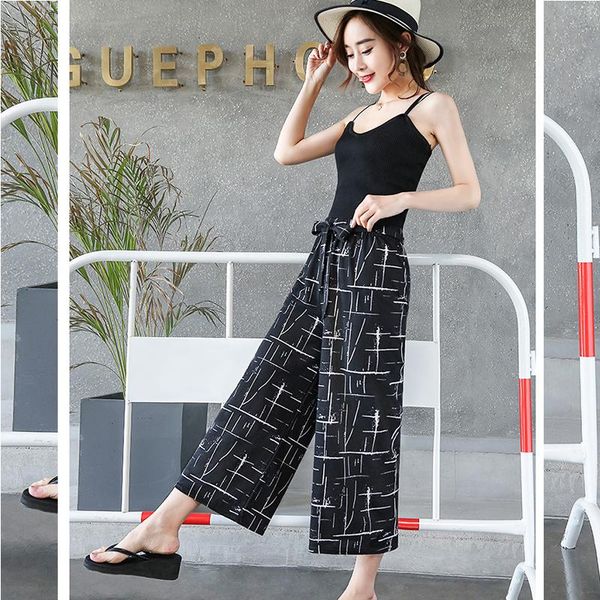 women's pants & capris women wide leg casual loose high elastic waist harem belt striped elasticated trousers, Black;white
women's pants & capris women wide leg casual loose high elastic waist harem belt striped elasticated trousers, Black;white