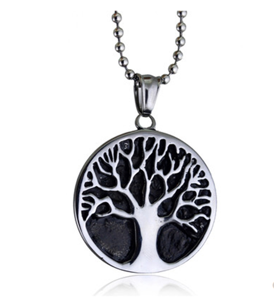 pendant necklaces tree of life necklace woen retro mens chain punk male fashion men jewelry 316l stainless steel, Silver
pendant necklaces tree of life necklace woen retro mens chain punk male fashion men jewelry 316l stainless steel, Silver