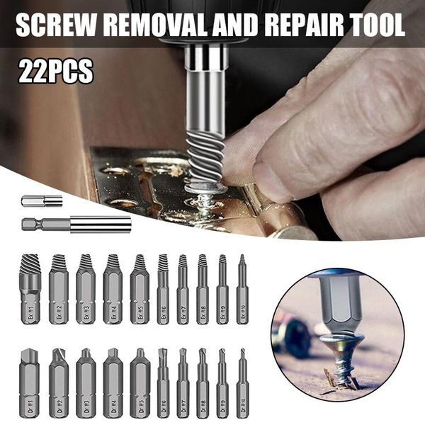 professional hand tool sets 22pcs screw extractor broken head twisted removal repair lbe
professional hand tool sets 22pcs screw extractor broken head twisted removal repair lbe