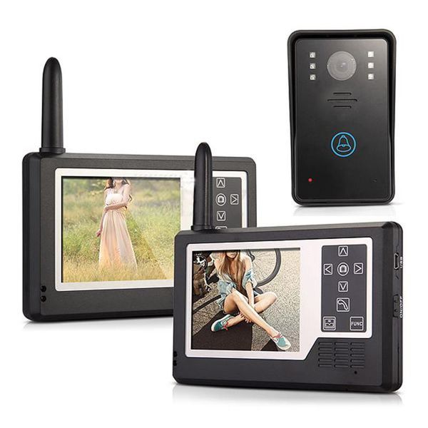 3.5" tft color display wireless video intercom doorbell door phone system(1 to 2) phones
3.5" tft color display wireless video intercom doorbell door phone system(1 to 2) phones