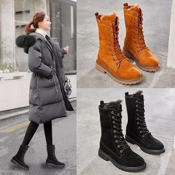 boots wedge shoes genuine leather snow woman winter warm women's mid-calf ladies platform booties 41, Black
boots wedge shoes genuine leather snow woman winter warm women's mid-calf ladies platform booties 41, Black