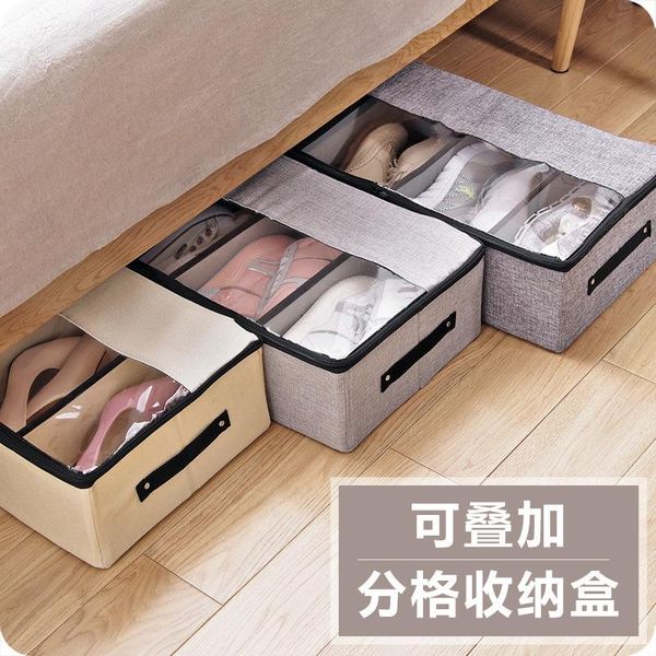 clothing & wardrobe storage creative translucent cotton linen shoes boxes dust-proof adjustable dividing finishing box organizer with zipper
clothing & wardrobe storage creative translucent cotton linen shoes boxes dust-proof adjustable dividing finishing box organizer with zipper