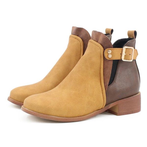 boots fashion women square heels booties buckle strap mixed color short boot round toe shoes woman patchwork autumn winter, Black
boots fashion women square heels booties buckle strap mixed color short boot round toe shoes woman patchwork autumn winter, Black