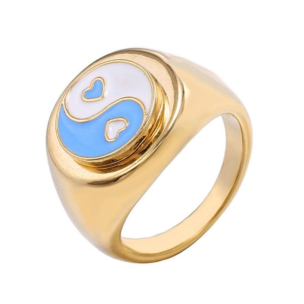 cluster rings ins glazed tulip for women fashion punk real gold plated cooper bagua yin yang tai chi heart female ring jewelry, Golden;silver
cluster rings ins glazed tulip for women fashion punk real gold plated cooper bagua yin yang tai chi heart female ring jewelry, Golden;silver