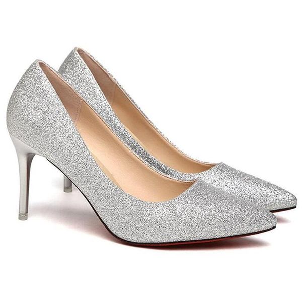 dress shoes women pumps fashion high heels wedding bling glitter woman party zapatos de mujer, Black
dress shoes women pumps fashion high heels wedding bling glitter woman party zapatos de mujer, Black