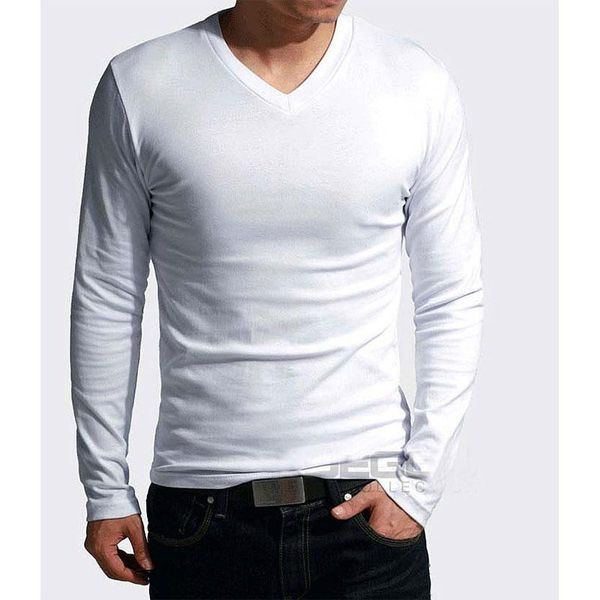 men's t-shirts 2021 elastic mens t-shirt v-neck long sleeve men t shirt for male lycra and cotton man clothing tshirt brand tees, White;black
men's t-shirts 2021 elastic mens t-shirt v-neck long sleeve men t shirt for male lycra and cotton man clothing tshirt brand tees, White;black