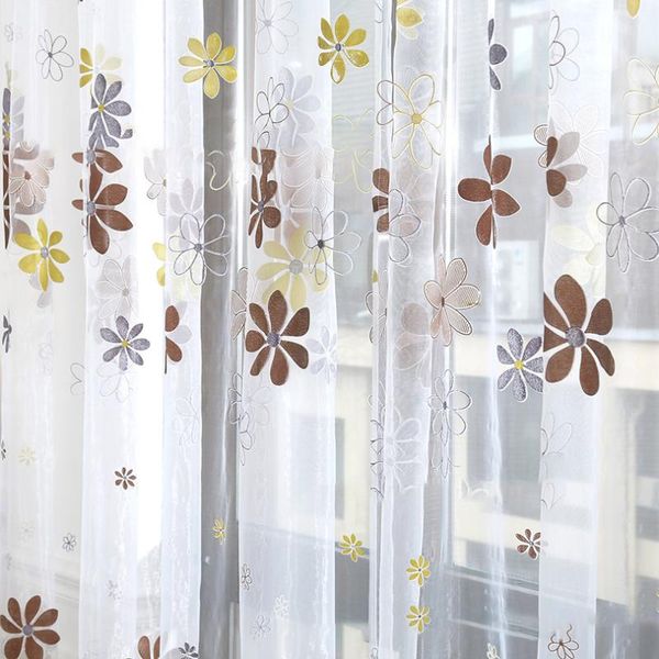 pastoral tulle flowers embroidered voile curtains for living room window treatment sheer bedroom kitchen blinds dra curtain & drapes
pastoral tulle flowers embroidered voile curtains for living room window treatment sheer bedroom kitchen blinds dra curtain & drapes