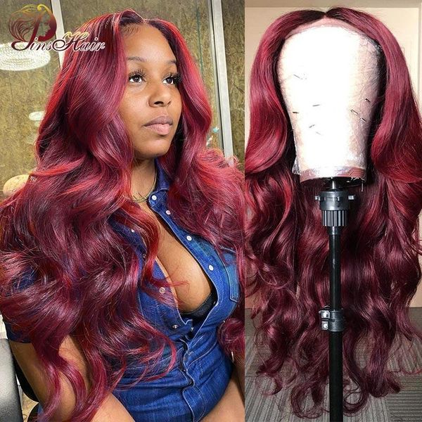 body wave lace front wig brazilian burgundy wigs for women human hair 13x1 pre-plucked pinshair remy 180% density, Black;brown
body wave lace front wig brazilian burgundy wigs for women human hair 13x1 pre-plucked pinshair remy 180% density, Black;brown