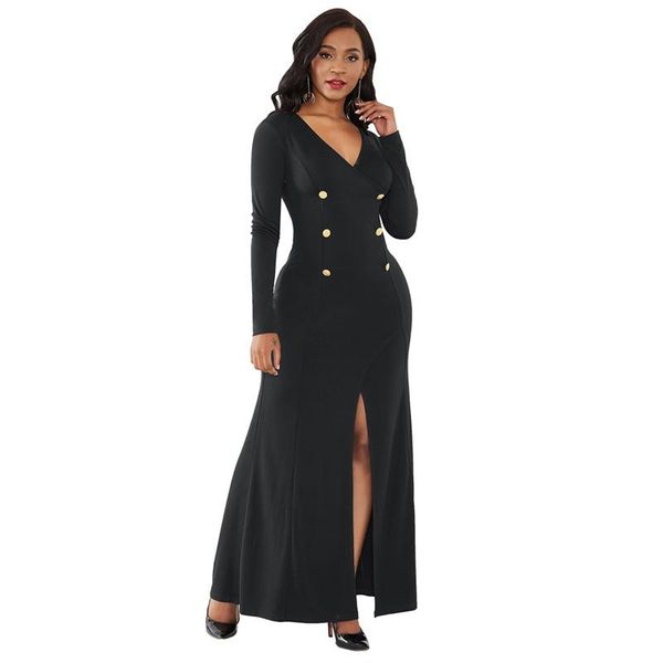 casual dresses long dress women formal 2021 sleeve v-neck high split bodycon party maxi for autumn winter, Black;gray
casual dresses long dress women formal 2021 sleeve v-neck high split bodycon party maxi for autumn winter, Black;gray
