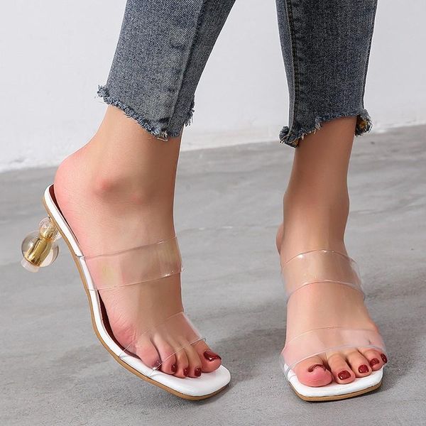 slippers see-through sandals woman 2021 summer version of the korean fairy wind heel high-heeled shoes with a word sa, Black
slippers see-through sandals woman 2021 summer version of the korean fairy wind heel high-heeled shoes with a word sa, Black