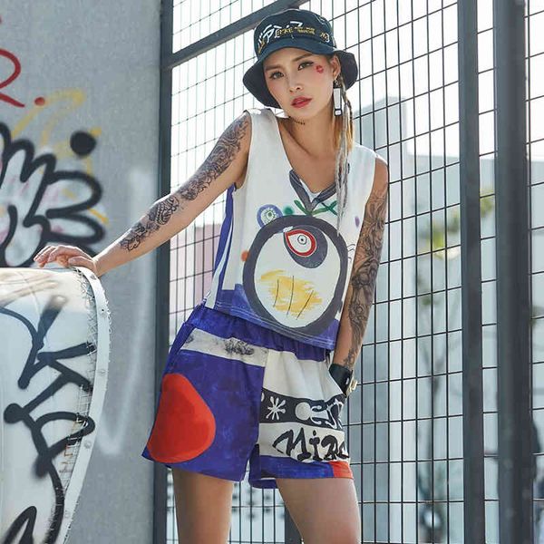 tracksuits european and american summer vest leisure beach slingssuit tide sleeveless women's shirt graffiti fitness clothes, Gray
tracksuits european and american summer vest leisure beach slingssuit tide sleeveless women's shirt graffiti fitness clothes, Gray