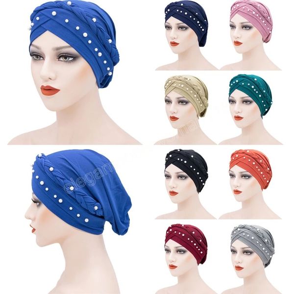 forehead cross turban bonnet for women pure color beads braid inner hijabs indian wrap hijab underscarf caps muslim headdress, Blue;gray
forehead cross turban bonnet for women pure color beads braid inner hijabs indian wrap hijab underscarf caps muslim headdress, Blue;gray