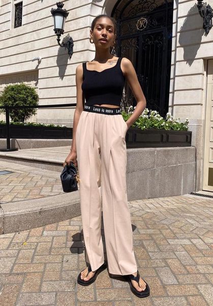 women's pants & capris black casual ladies wide leg letter print women sport joggers female elastic high waist loose gray, Black;white
women's pants & capris black casual ladies wide leg letter print women sport joggers female elastic high waist loose gray, Black;white