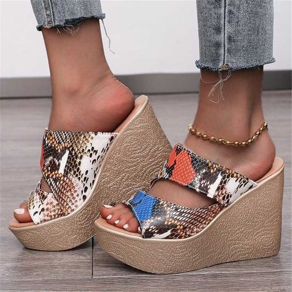 slippers summer women's fashion serpentine thick platform fish mouth open toe slipper for female outdoor wedges comfortable sandals, Black
slippers summer women's fashion serpentine thick platform fish mouth open toe slipper for female outdoor wedges comfortable sandals, Black