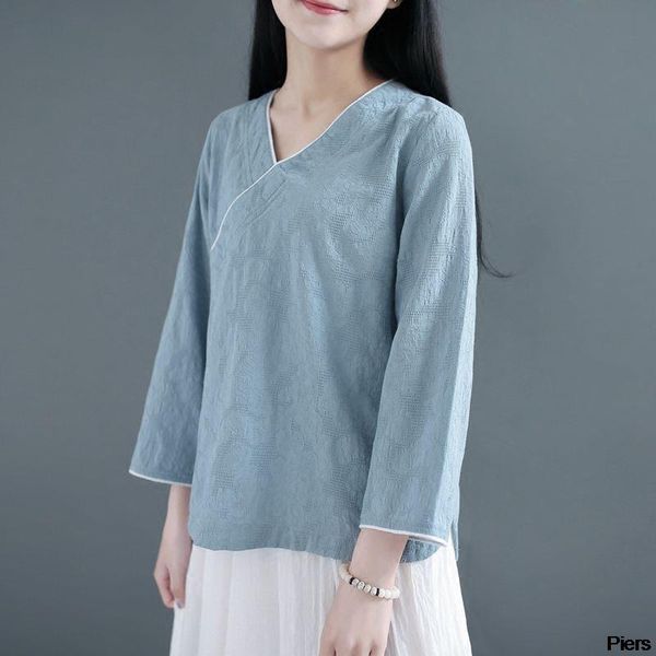 ethnic clothing cheongsam cotton linen vintage qipao shirt women blouse chinese traditional for, Red
ethnic clothing cheongsam cotton linen vintage qipao shirt women blouse chinese traditional for, Red