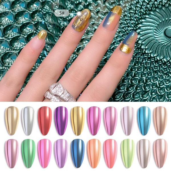 nail glitter art solid magic mirror powder flour water ripple super bright aurora gold silver bronze decorations, Silver;gold
nail glitter art solid magic mirror powder flour water ripple super bright aurora gold silver bronze decorations, Silver;gold