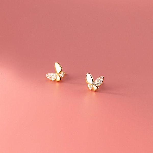 stud real 925 sterling silver butterfly earrings for women teen girls cz zircon cute small tiny earings fashion jewelry, Golden;silver
stud real 925 sterling silver butterfly earrings for women teen girls cz zircon cute small tiny earings fashion jewelry, Golden;silver
