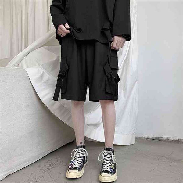 black large pocket cargo womens shorts harajuku japan loose leisure couple korean ulzzang trendy street summer, White;black
black large pocket cargo womens shorts harajuku japan loose leisure couple korean ulzzang trendy street summer, White;black
