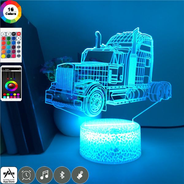 night light kids 3d led smart phone control nightlight truck desk lamp rgb color changing for party club l decor gift child dropshipping
night light kids 3d led smart phone control nightlight truck desk lamp rgb color changing for party club l decor gift child dropshipping