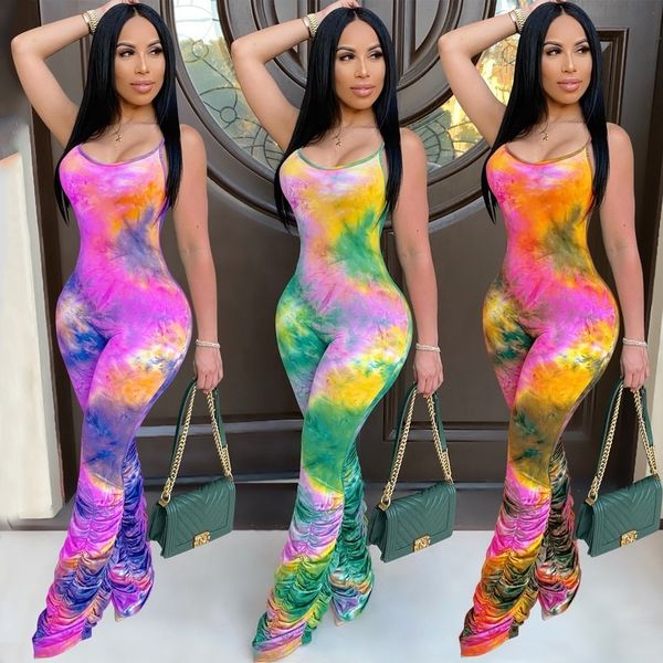 coat downs jumpsuit women sleeveless tie dye print skinny spaghetti strap bodycon long stacked bell bottom flare romper one piece outfit, Black
coat downs jumpsuit women sleeveless tie dye print skinny spaghetti strap bodycon long stacked bell bottom flare romper one piece outfit, Black