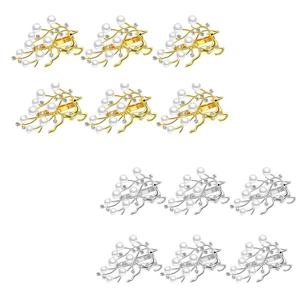 napkin rings set of 6 deer ring holder, with rhinestone for christmas wedding party table decoration