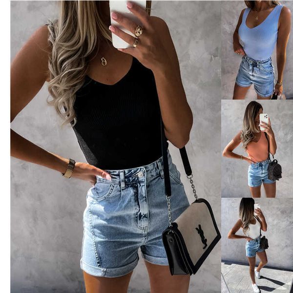 woman bodycon v neck sleeveless women off shoulder body 2021 new summer simple solid color women's tank white y0622
woman bodycon v neck sleeveless women off shoulder body 2021 new summer simple solid color women's tank white y0622