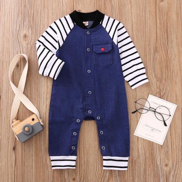 0-12months born infant baby boy girls loose jumpsuit babies dark blue stripe pattern long sleeve round collar one-piece jumpsuits
0-12months born infant baby boy girls loose jumpsuit babies dark blue stripe pattern long sleeve round collar one-piece jumpsuits