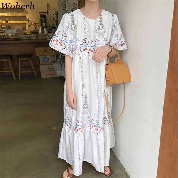 floral printed vintage women long dress boho short sleeve dresses elegant korean chic robe fashion vestidos summer 210519, Black;gray
floral printed vintage women long dress boho short sleeve dresses elegant korean chic robe fashion vestidos summer 210519, Black;gray