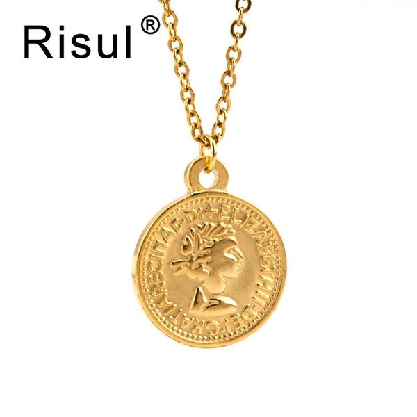 pendant necklaces stainless steel lucky coin penny cent necklace for women jewelry choker gold color coins rolo chain collare de moda, Silver
pendant necklaces stainless steel lucky coin penny cent necklace for women jewelry choker gold color coins rolo chain collare de moda, Silver