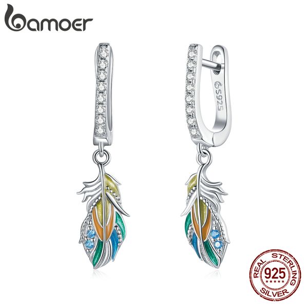 bamoer silver colored feather earring 925 sterling silver colorful unique ear buckles women jewelry 2021 original design bse485, Golden;silver
bamoer silver colored feather earring 925 sterling silver colorful unique ear buckles women jewelry 2021 original design bse485, Golden;silver