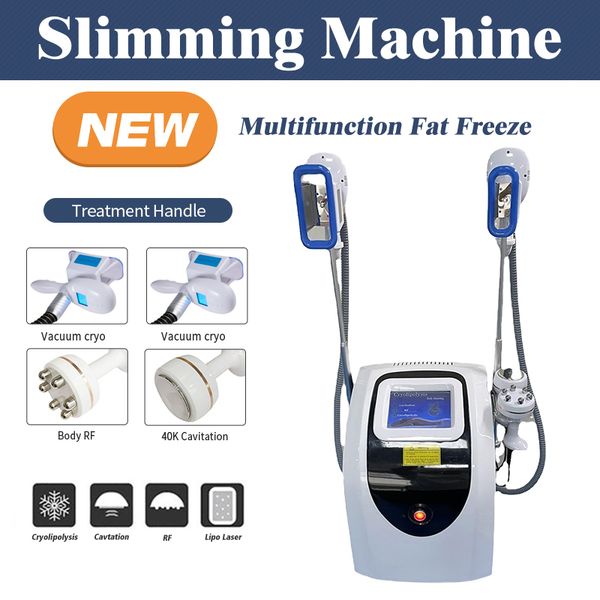cavitation rf cryolipolysis slimming machines with 2 handle work at the same time
cavitation rf cryolipolysis slimming machines with 2 handle work at the same time