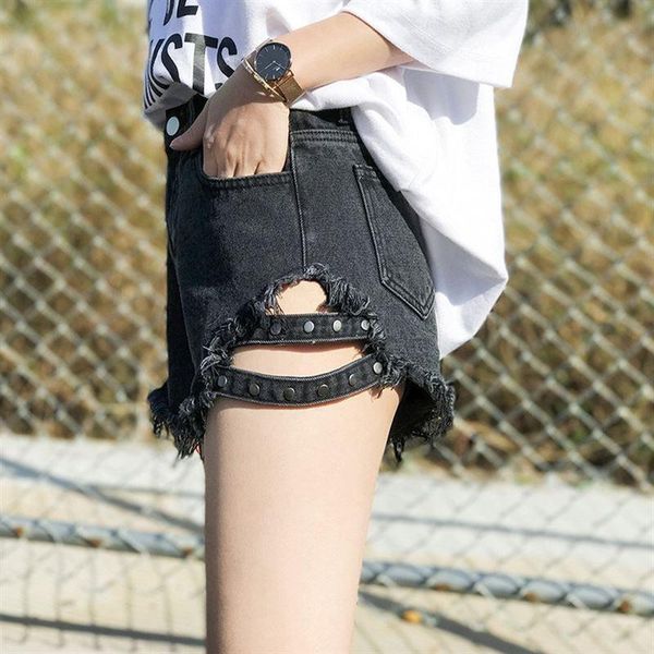 women summer cotton denim shorts 2021 female states tassels korean version of the retro wide leg s m xl women's, White;black
women summer cotton denim shorts 2021 female states tassels korean version of the retro wide leg s m xl women's, White;black