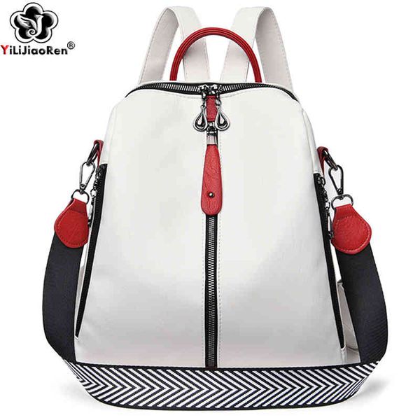 fashion backpack women soft leather female white travel back pack school s for girls sac a dos hot
fashion backpack women soft leather female white travel back pack school s for girls sac a dos hot