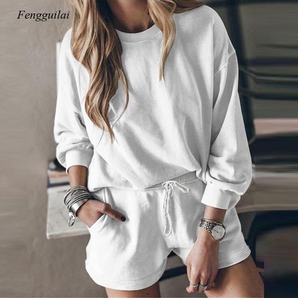 women's tracksuits autumn elegant solid sets for women warm hoodie sweatshirts and short pant fashion two piece ladies lace up sweatshi, Gray
women's tracksuits autumn elegant solid sets for women warm hoodie sweatshirts and short pant fashion two piece ladies lace up sweatshi, Gray