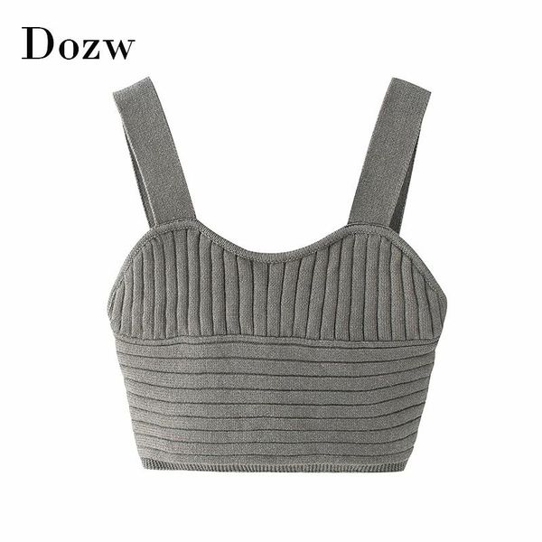women's tanks & camis 2021 fashion women solid knit tank sleeveless stripe lady backless skinny short crop female ropa mujer, White
women's tanks & camis 2021 fashion women solid knit tank sleeveless stripe lady backless skinny short crop female ropa mujer, White